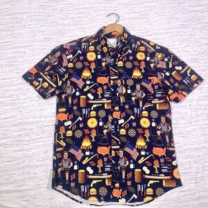 RSVLTS City of Pawnee Parks & Rec Ron Swanson Shirt of Greatness Kunuflex Mens M